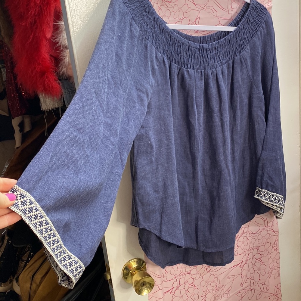 Ganji boho embroidered top